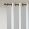 Raina Total Blackout Metallic Print Grommet Top Curtain Panel - 4 of 4