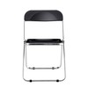 Transparent Folding Chair Chair Pc Plastic Living Room Seat - 2 of 4