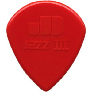 Dunlop Nylon Jazz III Guitar Pick - 1 of 3