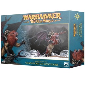 Chaos Lord On Manticore Warrior Of Chaos Warhammer Old World - 1 of 1