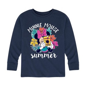 Boys' - Disney - Minnie Mouse Summer Long Sleeve Graphic T-Shirt - 1 of 4