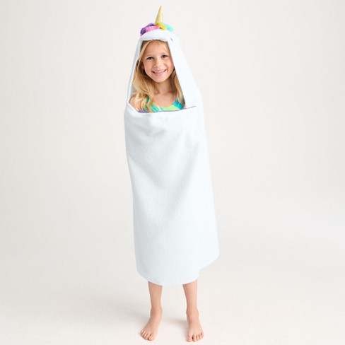 Lands' End Kids Cotton Hooded Towel - image 1 of 4