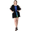 LA LEELA Women's Summer Bathing Suit Cover-up Holiday Beachwear Mini Swim Suit Loose Casual Dress - 4 of 4