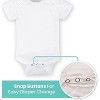 Studio 3 Infant Boy's and Girl's 100% Cotton 5 Pack Bodysuits - 3 of 4