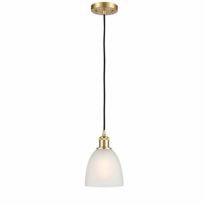 Castile - 1 Light Cord Hung Mini Pendant In Industrial Style-9 Inches Tall and 6 Inches Wide