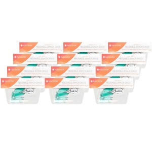 Full Circle Ziptuck Reusable Snack Bags - Case of 12/2 ct - 1 of 3