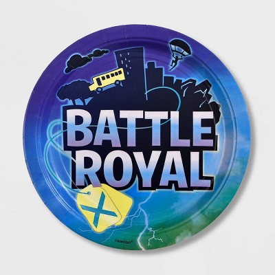8ct Battle Royal Dinner Paper Plates