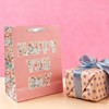 Bows And Sparkles Bag Large 'Just For You' Floral Birthday Gift Bag with Tag Pink - 2 of 3