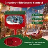 Tangkula  5 Ft Christmas Street Lamp Sound Activated Indoor Street Light w/ Colorful LED Lights - 4 of 4
