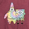 Women's - SpongeBob SquarePants - SpongeBob & Patrick Tie Dye Short Sleeve Graphic T-Shirt - 2 of 4