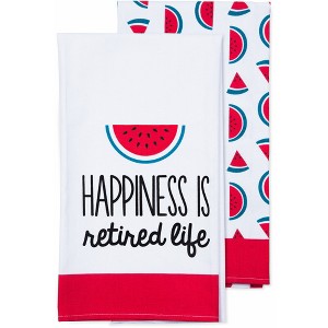 Pavilion Gift Company - Retired - Tea Towel Gift Set (2 - 19.75" x 27.5") - Kitchen Textiles - 1 of 4