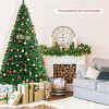 Eco-Friendly Artificial Christmas Tree with Full PVC Branches, Stable Metal Stand, Easy Setup Design for Indoor and Outdoor Holiday Décor - 4 of 4