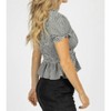 Women's SMOCKED PEPLUM TOP - Style U - 3 of 4