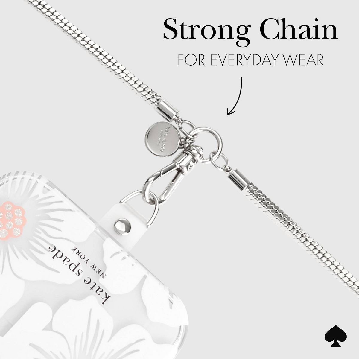 Kate Spade Phone Crossbody - Heart of Silver - thumbnail 4