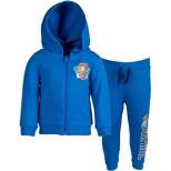 Paw Patrol Rubble Marshall Chase French Terry Zip Up Hoodie and Pants Outfit Set Toddler 