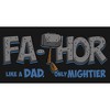 Men's Marvel Thor Fa-Thor Like a Dad Only Mightier Long Sleeve Shirt - 2 of 4