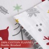 Christmas Printed Cotton Flannel Sheet Set - 4 of 4