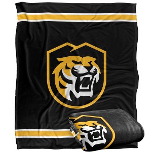 Colorado College Primary Logo Stripes Silky 50x60 Blanket, 1 Sided - 1 of 4