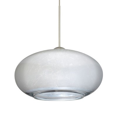 Besa Lighting Brio 7 1 - Light Pendant in  Satin Nickel