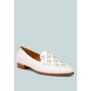 Gabbasi Studded Genuine Leather Loafers - 1 of 4