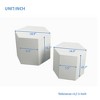 NicBex Modern Hexagon Nesting Coffee Table Set of 2 with Solid Frame for Living Room and Office - 2 of 4