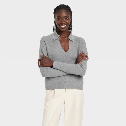 E&R cardigan WOMEN FASHION Jumpers & Sweatshirts Cardigan NO STYLE Gray L discount 65% 