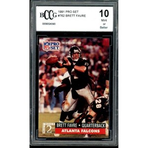 Brett Favre Rookie Card 1991 Pro Set #762 BGS BCCG 10 - 1 of 2