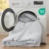 Bedsure | 3Pcs Beige Soft Warm Imitation Washed Cotton Bed Comforter Sets for All Seasons - 4 of 4