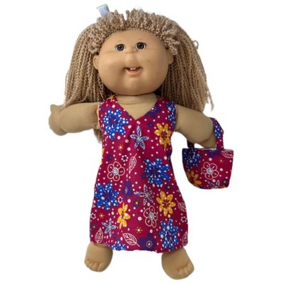 Doll Clothes Superstore Rose Beach Sundress Fits 15 - 16 Inch Baby And Cabbage Patch Kid Dolls