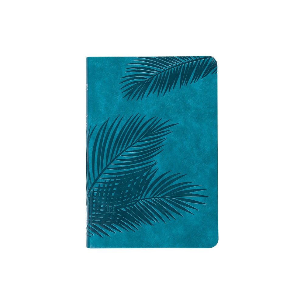 The Passion Translation New Testament (2020 Edition) Large Print Teal - by Brian Simmons (Leather Bound)