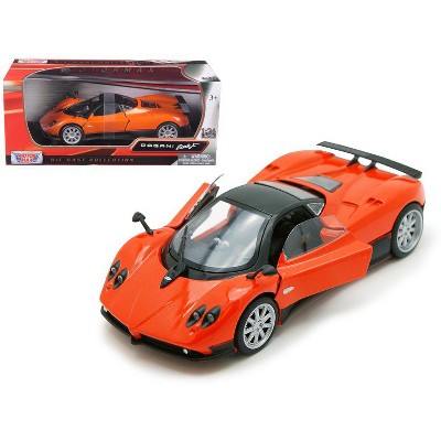 Pagani Zonda F Orange 1/24 Diecast Car Model by Motormax