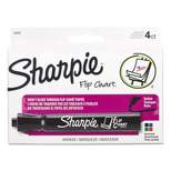 Sharpie Flip Chart Markers Bullet Tip Four Colors 4/Set 22474