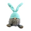 HomeRoots 19" Blue and Gray Fabric Easter Standing Gnome Tabletop Sculpture - 4 of 4