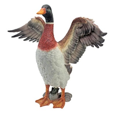 Design Toscano Proud Mallard Duck Statue - Multicolored