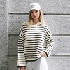 Women‘s Black & Beige Stripe Long Sleeve Sweater - Cupshe - 4 of 4