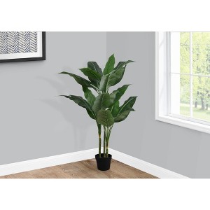NicBex Artificial Tree Artificial Plant 42" Tall Artificial Evergreen Tree with Black Pot, Room Decor for Home Office Foyer Porch - 1 of 4