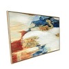 Gallery 57 24"x36" Sienna Twilight Abstract Hand Painted Floating Framed Wall Art Print - 4 of 4
