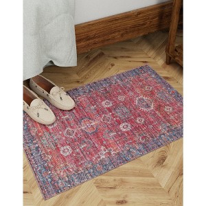 Unique Loom Maahru Collection Area Rug - Blood Moon - 1 of 4