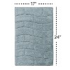 Knightsbridge Stylish Comfortable Traditional New Tile Design 2 PC Cotton Bath Rug Set 17" X 24" & 21" X 34" Stone - 3 of 4