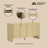 GDFStudio Lopez  60" Modern Wood 4-Door Sideboard Buffet Cabinet - 4 of 4