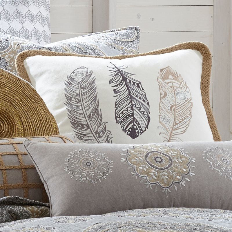 Solano Feathers Decorative Pillow - Levtex Home, 2 of 4