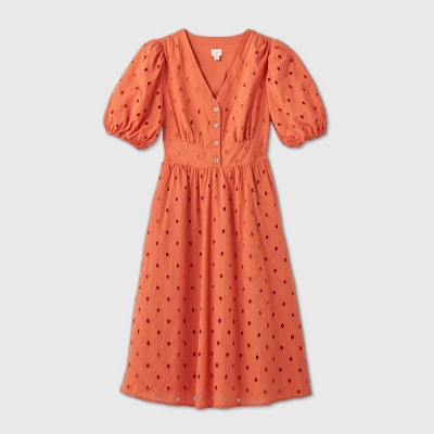 target orange dress