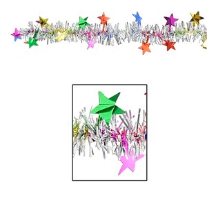 Beistle Metallic Star Garland, 12', (2/Pkg) Multicolored - 1 of 1