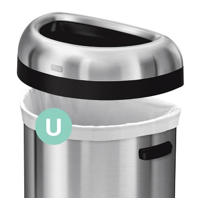 Simplehuman White 55L Custom Fit Drawstring Trash Bags, 60 Count