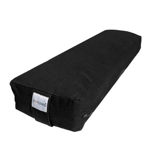 Sol Living Yoga Bolster Pillow with Removable Cover Rectangle - 1 of 4