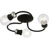 Livex Lighting Bromley 3 - Light Flush Mount in  Black/Brushed Nickel - 2 of 3