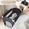 JOYMOR 4 in 1 Pack and Play with Bassinet, Baby Bassinet for Newborn Infant, Portable Baby Playpen for Babies and Toddlers - 3 of 4