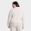 Women's Fleece Half Zip Pullover Sweatshirt - All In Motion™ - 2 of 4
