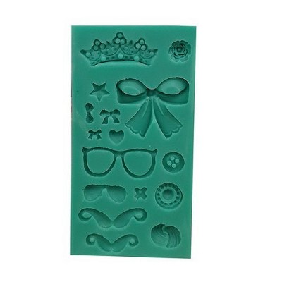 O'creme Snowflakes Silicone Fondant Mold - 4 X 4 - Green : Target