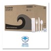 Boardwalk Six-Piece Cutlery Kit - Condiment/Fork/Knife/Napkin/Teaspoon - White - 250 kits - 4 of 4